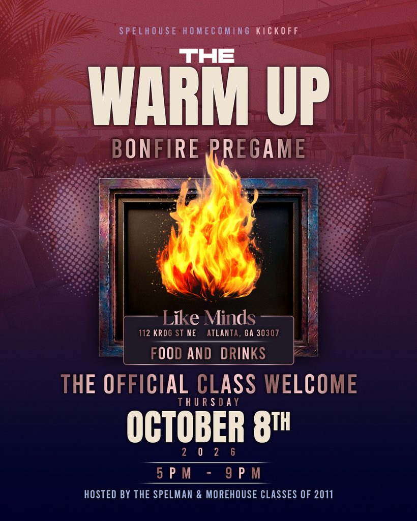The Warm Up — SpelHouse Homecoming Kickoff, Thursday October 8, 2026, 5–9 PM at Like Minds, 112 Krog St NE, Atlanta